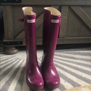 Hunter rain boots